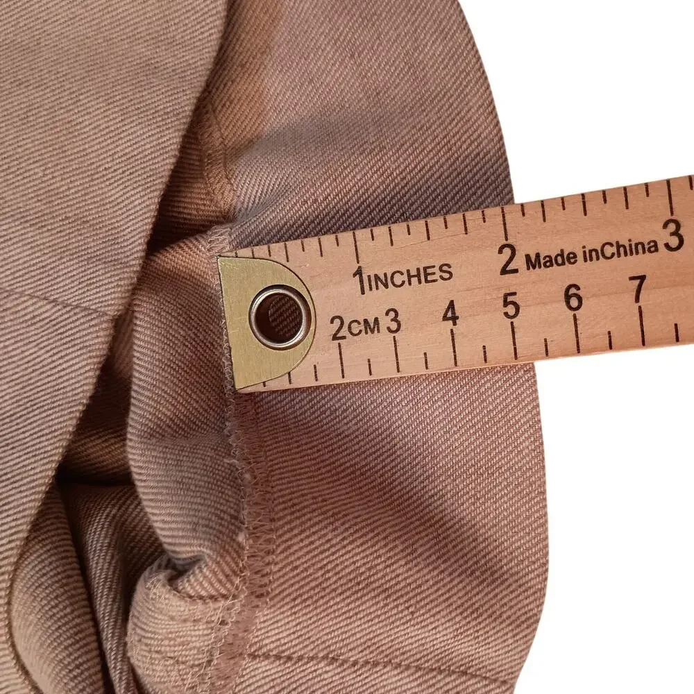 Banana Republic Linen Blend Pants High Waisted Sash Belt Front Pockets Ladies 10